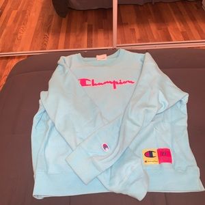 Blue Champion sweatshirt